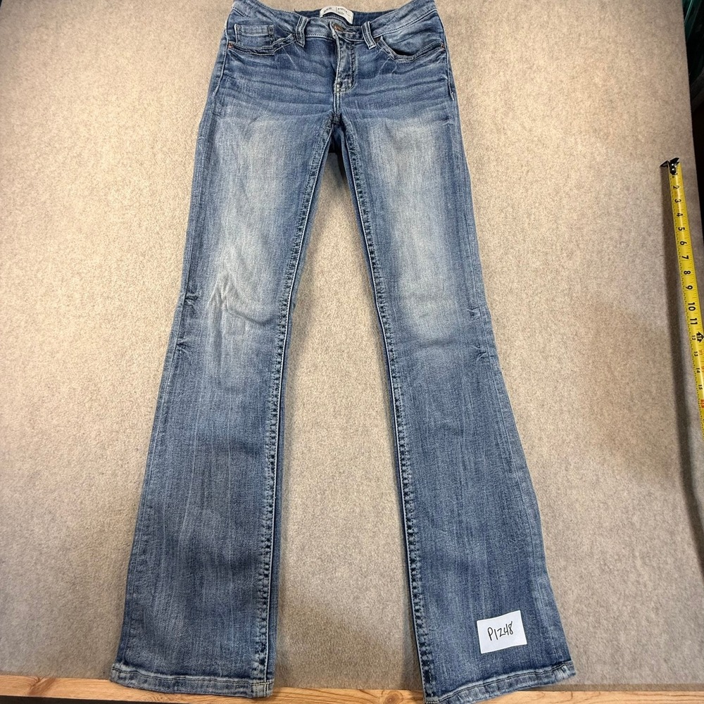 BKE Stella Slim Fit Low Rise Bootcut Jeans 26 x 33.5 Medium Wash Denim